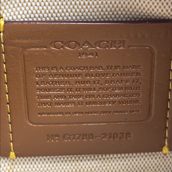 Coach 1941 Soho Crossbody in Glovetanned Leather Midnight Navy with Link Strap - Picture 7 of 12